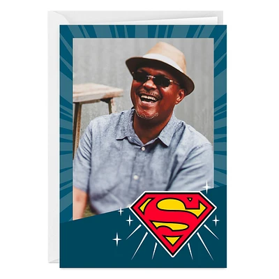 Personalized DC™ Superman™ Logo Photo Card for only USD 4.99 | Hallmark
