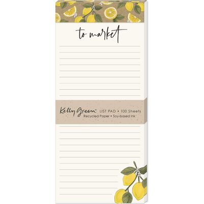 Orchard Lemons Magnetic Notepad