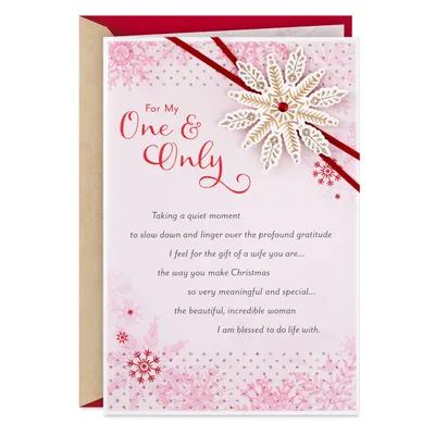 For My One and Only Religious Christmas Card for Wife for only USD 6.59 | Hallmark