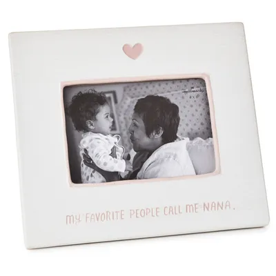 My Favorite People Call Me Nana Ceramic Picture Frame, 4x6 for only USD 22.99 | Hallmark