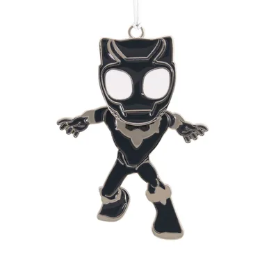 Marvel Spidey and his Amazing Friends Black Panther Moving Metal Hallmark Ornament for only USD 6.99 | Hallmark