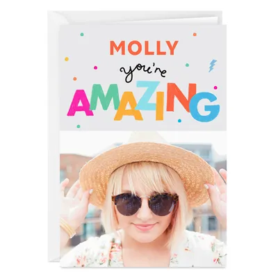 Personalized You're Amazing Photo Card for only USD 4.99 | Hallmark
