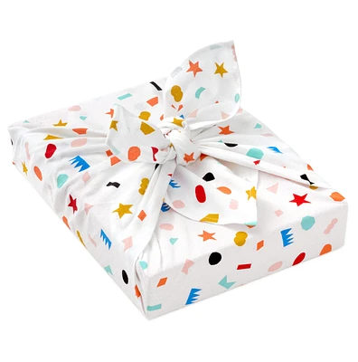 26" Geometric Confetti on Cream Fabric Gift Wrap for only USD 12.99 | Hallmark