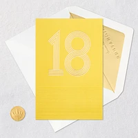 Wishing You Happiness 18th Birthday Card for only USD 5.99 | Hallmark