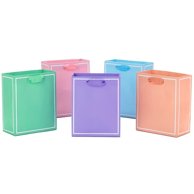 6.5" Assorted Pastel Colors 5-Pack Gift Bags for only USD 7.99 | Hallmark
