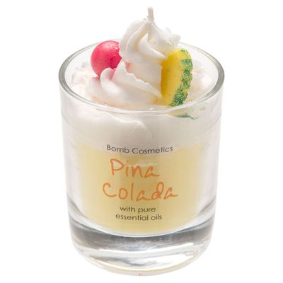 Bomb Cosmetics Piña Colada Scented Jar Candle