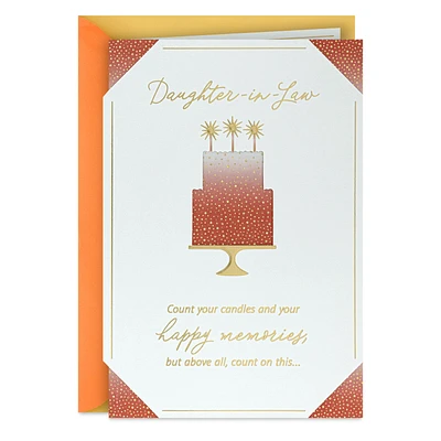 Count Your Candles Birthday Card for Daughter-in-Law for only USD 5.59 | Hallmark