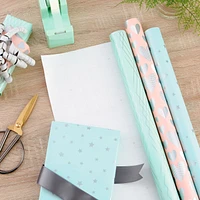 Silver and Pastels 3-Pack Wrapping Paper, 105 sq. ft. total for only USD 19.99 | Hallmark