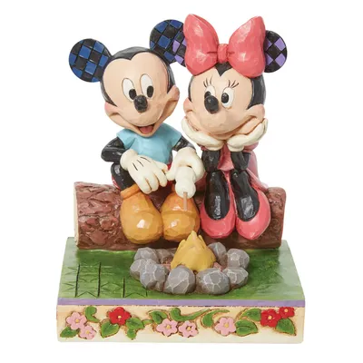 Jim Shore Disney Mickey and Minnie Campfire Figurine, 5.75" for only USD 89.99 | Hallmark