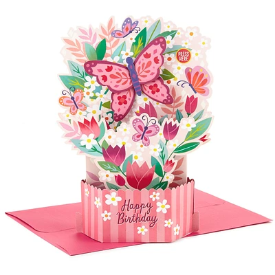 Butterfly Bouquet Musical 3D Pop-Up Birthday Card With Motion for only USD 11.99 | Hallmark