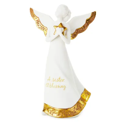 A Sister Is a Blessing Angel Figurine, 8.5" for only USD 29.99 | Hallmark