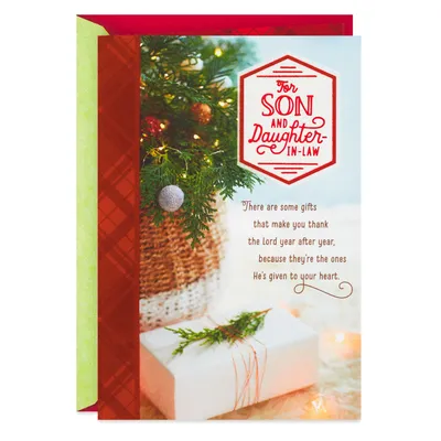 You Are Gifts Religious Christmas Card for Son and Daughter-in-Law for only USD 4.99 | Hallmark