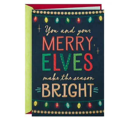 You Brighten the Season Christmas Card for Brother and His Family for only USD 3.59 | Hallmark