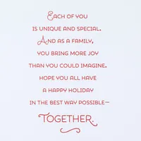 A Happy Holiday Together Christmas Card for Daughter and Family for only USD 5.59 | Hallmark