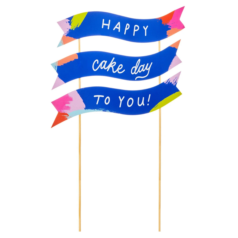 Cake Day Banner Birthday Cake Topper for only USD 6.99 | Hallmark