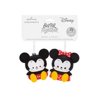 Better Together Disney Mickey and Minnie Magnetic Hallmark Ornaments, Set of 2 for only USD 12.99 | Hallmark