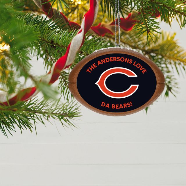 Chicago Bears Christmas Merry Christmas Circle Ornament