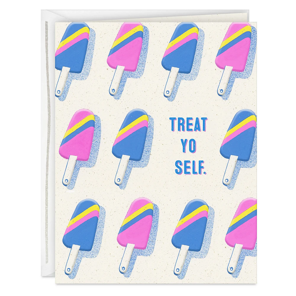 Treat Yo Self Funny Birthday Card for only USD 3.99 | Hallmark