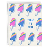 Treat Yo Self Funny Birthday Card for only USD 3.99 | Hallmark