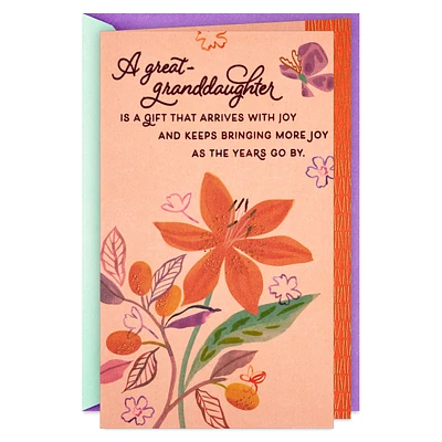 Full of Joy Birthday Card for Great-Granddaughter for only USD 4.99 | Hallmark