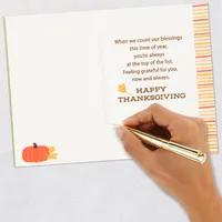 Grateful for You Thanksgiving Card for Grandson for only USD 2.99 | Hallmark