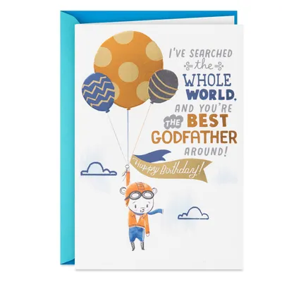 You're the Best Godfather Around Birthday Card From Kid for only USD 3.99 | Hallmark