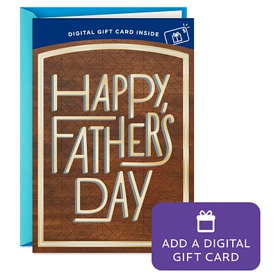 Warm Wishes of Love and Gratitude Gift Card Greeting Father's Day Card for only USD 4.99 | Hallmark