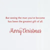 So Proud of the Man You've Become Christmas Card for Grandson for only USD 4.99 | Hallmark