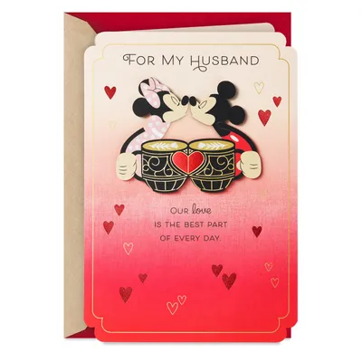 Disney Mickey Mouse and Minnie Mouse Our Love Valentine's Day Card for Husband for only USD 7.59 | Hallmark