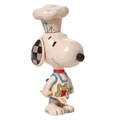 Jim Shore Peanuts Mini Snoopy Chef Figurine, 4" for only USD 26.99 | Hallmark