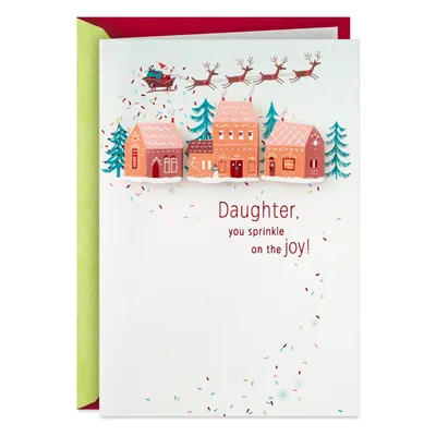 You Sprinkle on the Joy Christmas Card for Daughter for only USD 6.59 | Hallmark