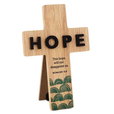 Hope Will Not Disappoint Wood Cross Sign for only USD 14.99 | Hallmark