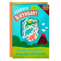 T-Riffic Kid Birthday Card With Dinosaur Erasers for only USD 6.59 | Hallmark