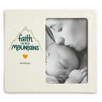 Demdaco Faith Can Move Mountains Picture Frame, 4x6 for only USD 25.99 | Hallmark