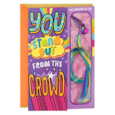 You Stand Out Birthday Card With Hair Clip and Extensions for only USD 7.59 | Hallmark