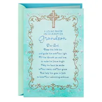 Silver Cross Religious Baptism Card for Grandson for only USD 4.59 | Hallmark