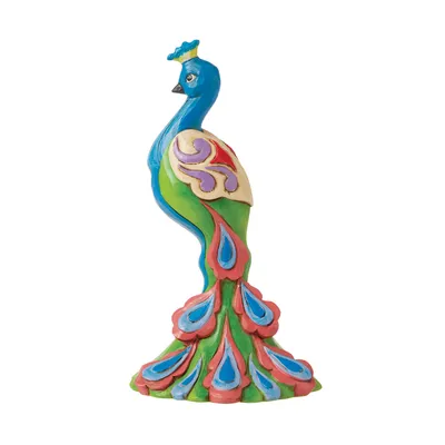 Jim Shore Mini Peacock Figurine, 5" for only USD 24.99 | Hallmark