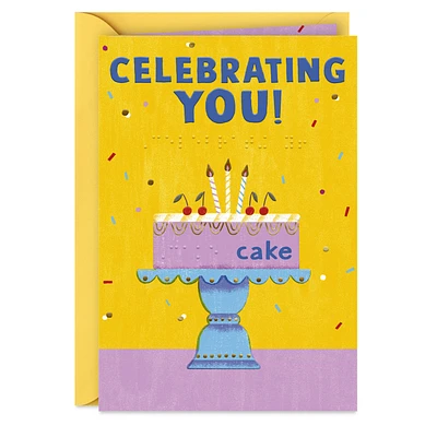 Wishing You All the Best Braille Birthday Card for only USD 2.99 | Hallmark