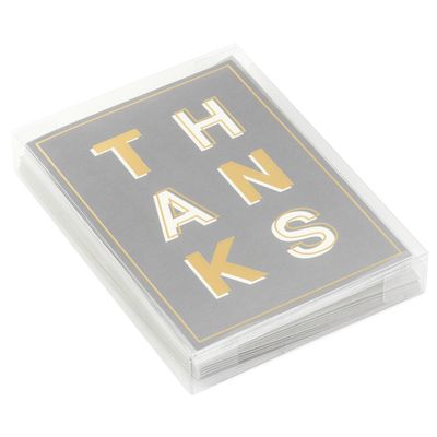 Stacked Thanks Blank Thank-You Notes, Pack of 10