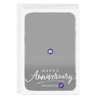 Personalized White Frame Anniversary Photo Card for only USD 4.99 | Hallmark
