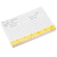 Yellow Honeycomb Recipe Refill Cards for only USD 6.99 | Hallmark