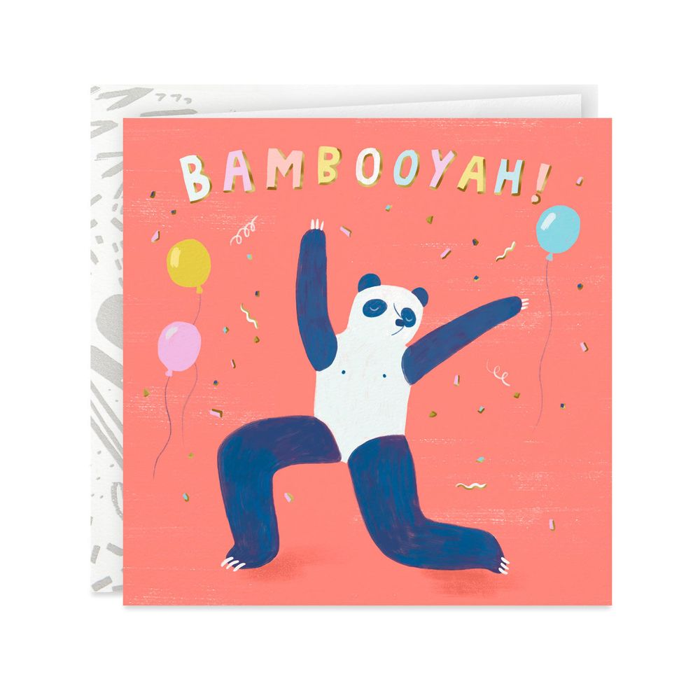 panda birthday card