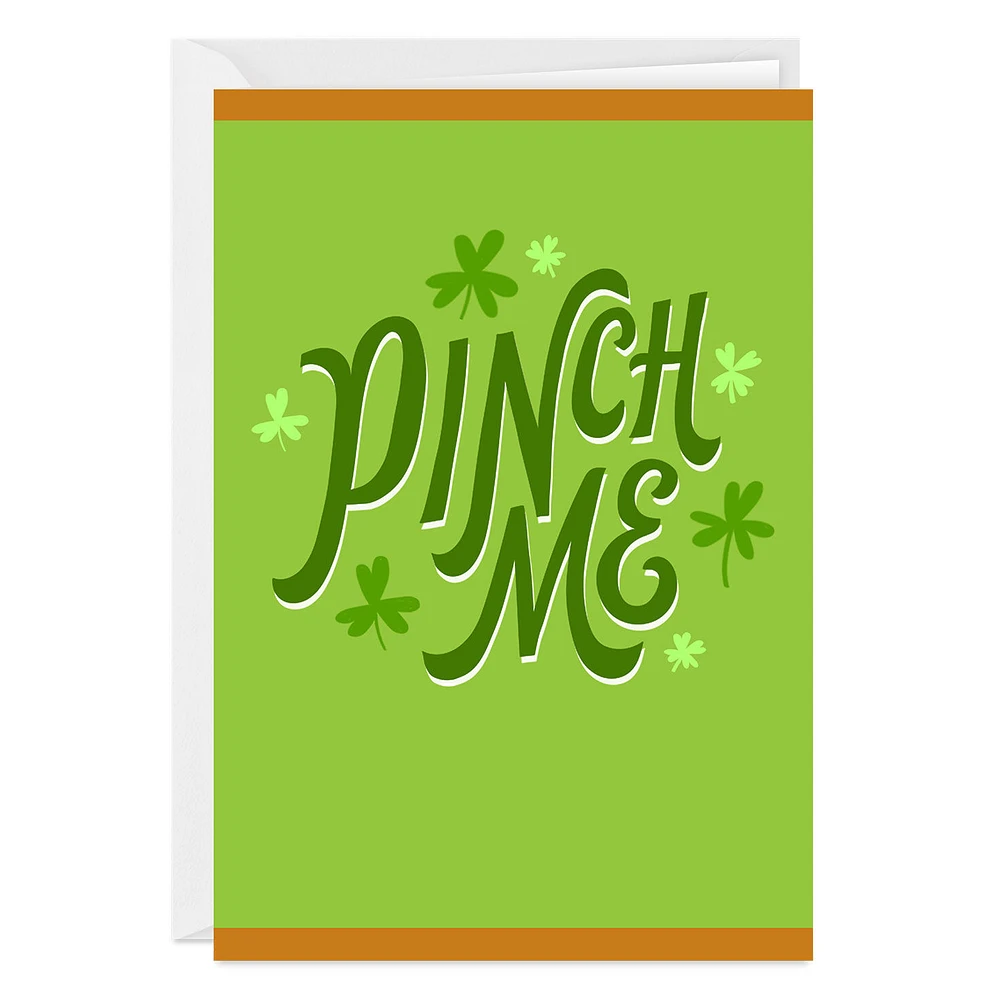 Pinch Me Funny Folded St. Patrick's Day Photo Card for only USD 4.99 | Hallmark