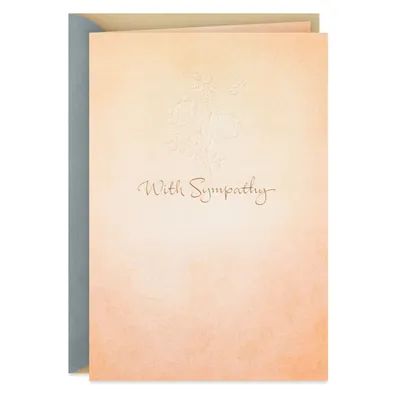 Thoughts and Prayers Are With You Sympathy Card for only USD 3.99 | Hallmark