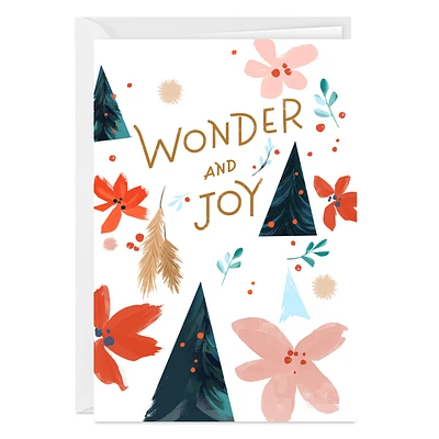 Wonder and Joy Custom Christmas Card for only USD 4.99 | Hallmark