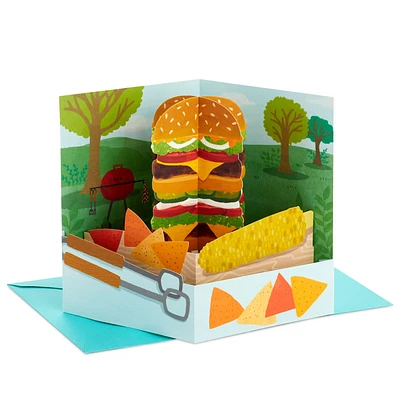 A Day Piled With Fun Outdoor BBQ 3D Pop-Up Card for only USD 6.99 | Hallmark
