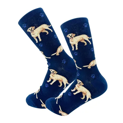 E&S Pets Labrador Novelty Crew Socks for only USD 11.99 | Hallmark