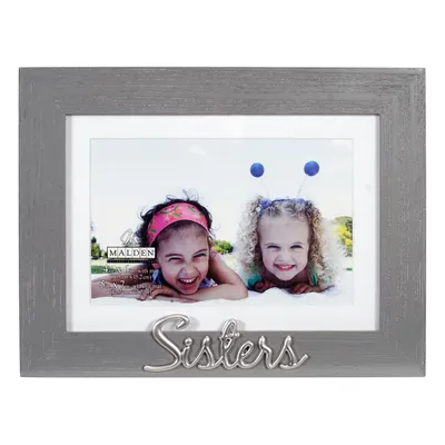 Malden Sisters Gray Distressed Wood Picture Frame, 4x6/5x7 for only USD 17.99 | Hallmark