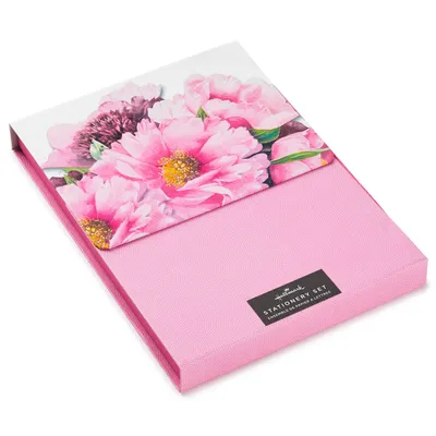 Marjolein Bastin Pink Flowers Stationery Set, 40 sheets for only USD 14.99 | Hallmark