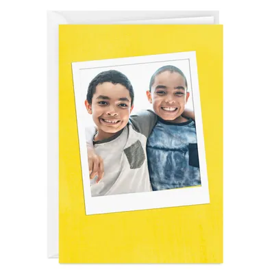 Personalized Photo on Yellow Photo Card for only USD 4.99 | Hallmark